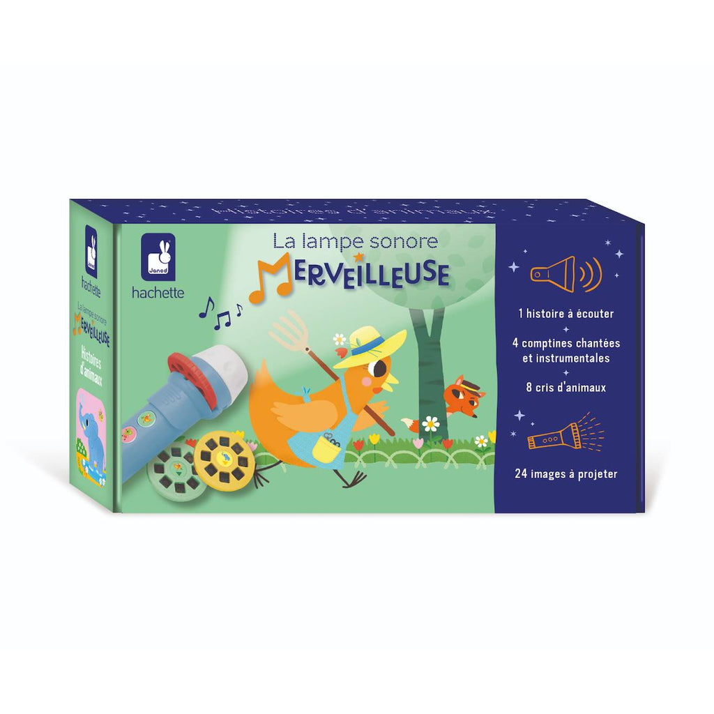 Lampe sonore merveilleuse - animaux rouge