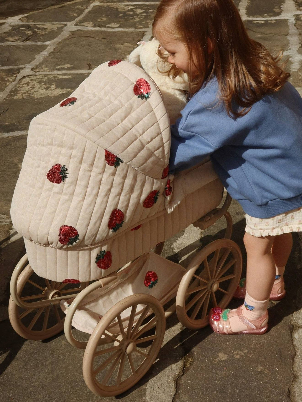 Landau pour poupée Minnie écru