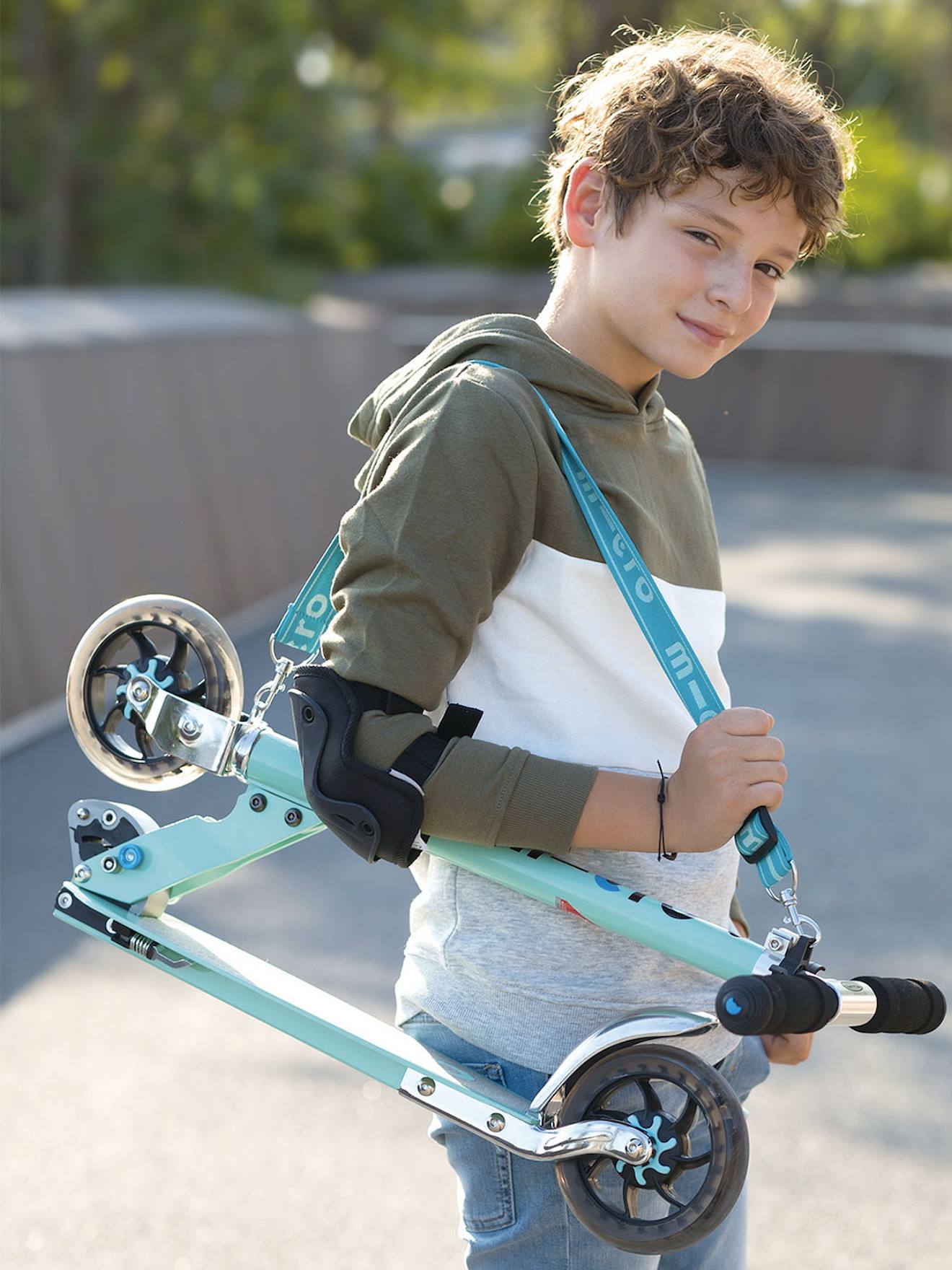 Lanière trottinette e réfléchissante noir