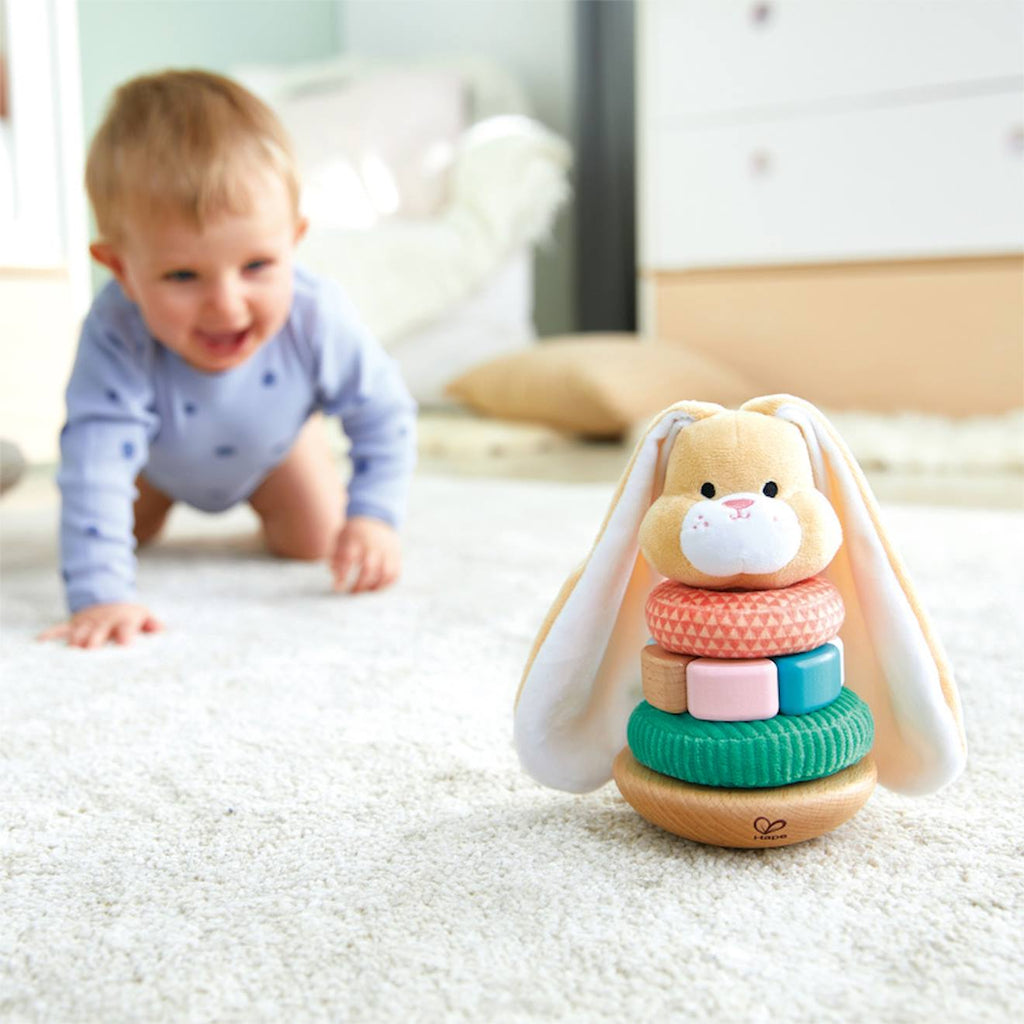 Lapin à empiler beige