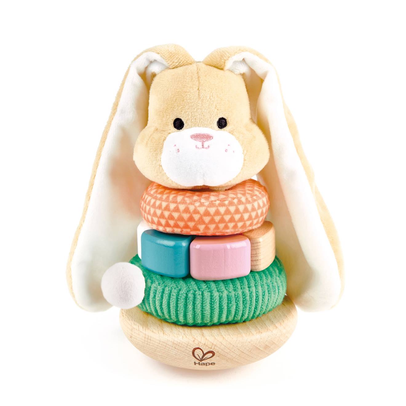 Lapin à empiler beige