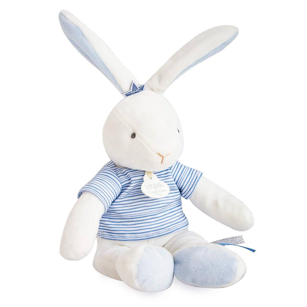 Lapin matelot 20 cm bleu