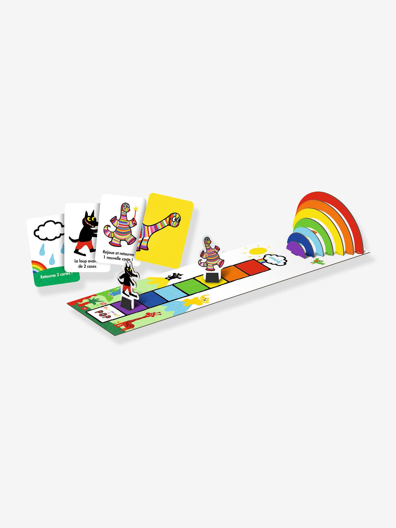 L'arc-en-ciel de pop multicolore