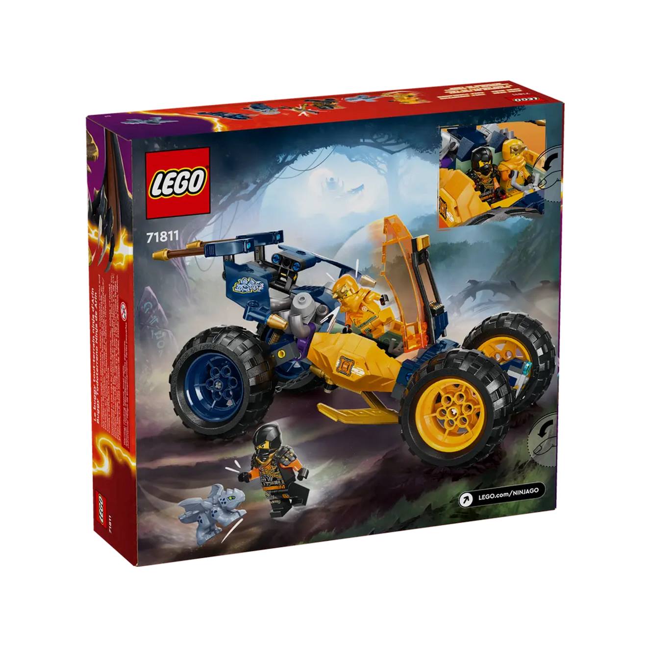 Le buggy tout-terrain ninja d'arin 71811 multicolore