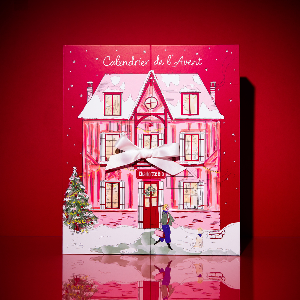 Calendrier de l'Avent Charlotte Bio – Maison de Noël, 24 produits beauté bio