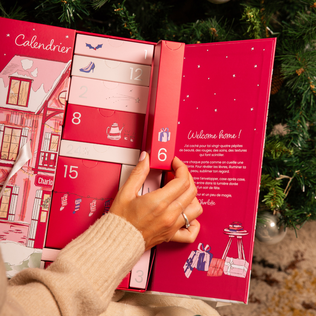 Calendrier de l'Avent Charlotte Bio – Maison de Noël, 24 produits beauté bio