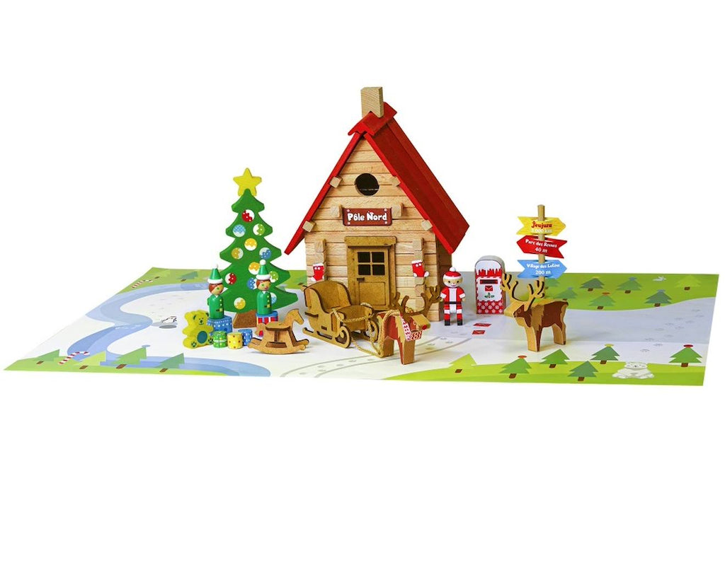 Le châlet de noël 90 pièces marron