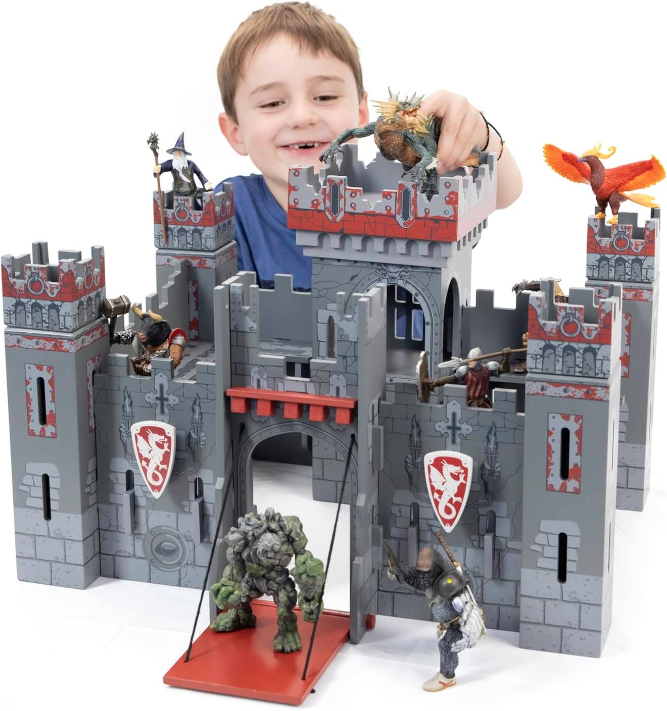 Le château fantastique gris