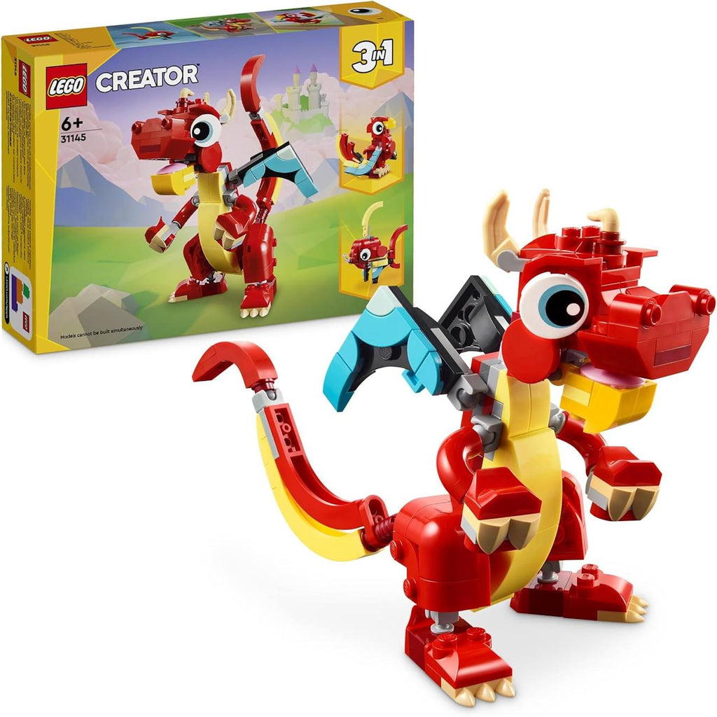 Le dragon rouge 31145 multicolore