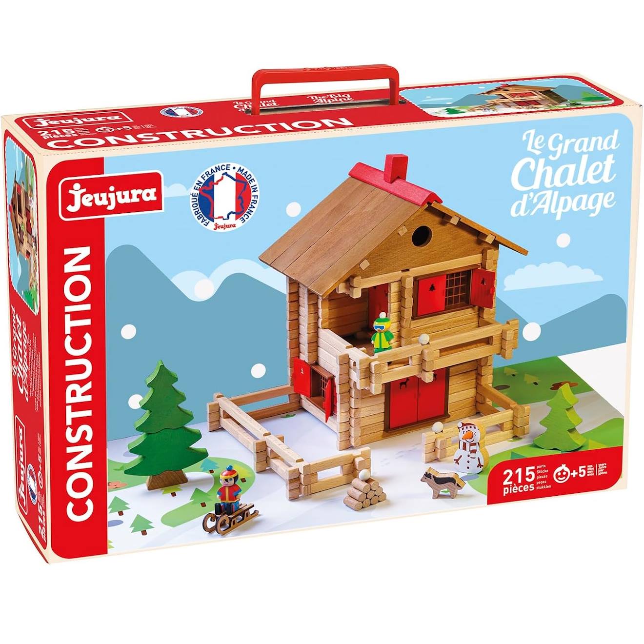 Le grand châlet d'alpage 215 pièces marron