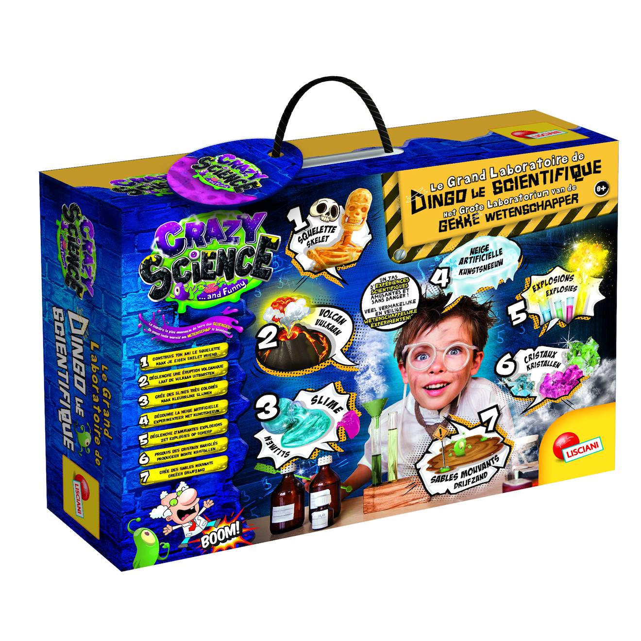 Le grand laboratoire de dingo le scientifique multicolore