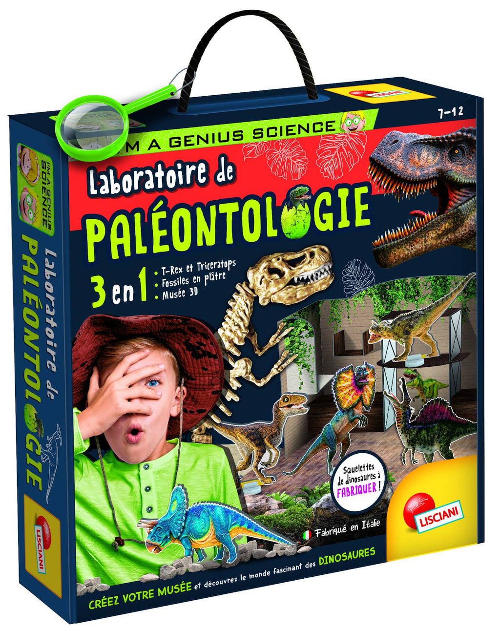 Le laboratoire de la paleonthologie multicolore