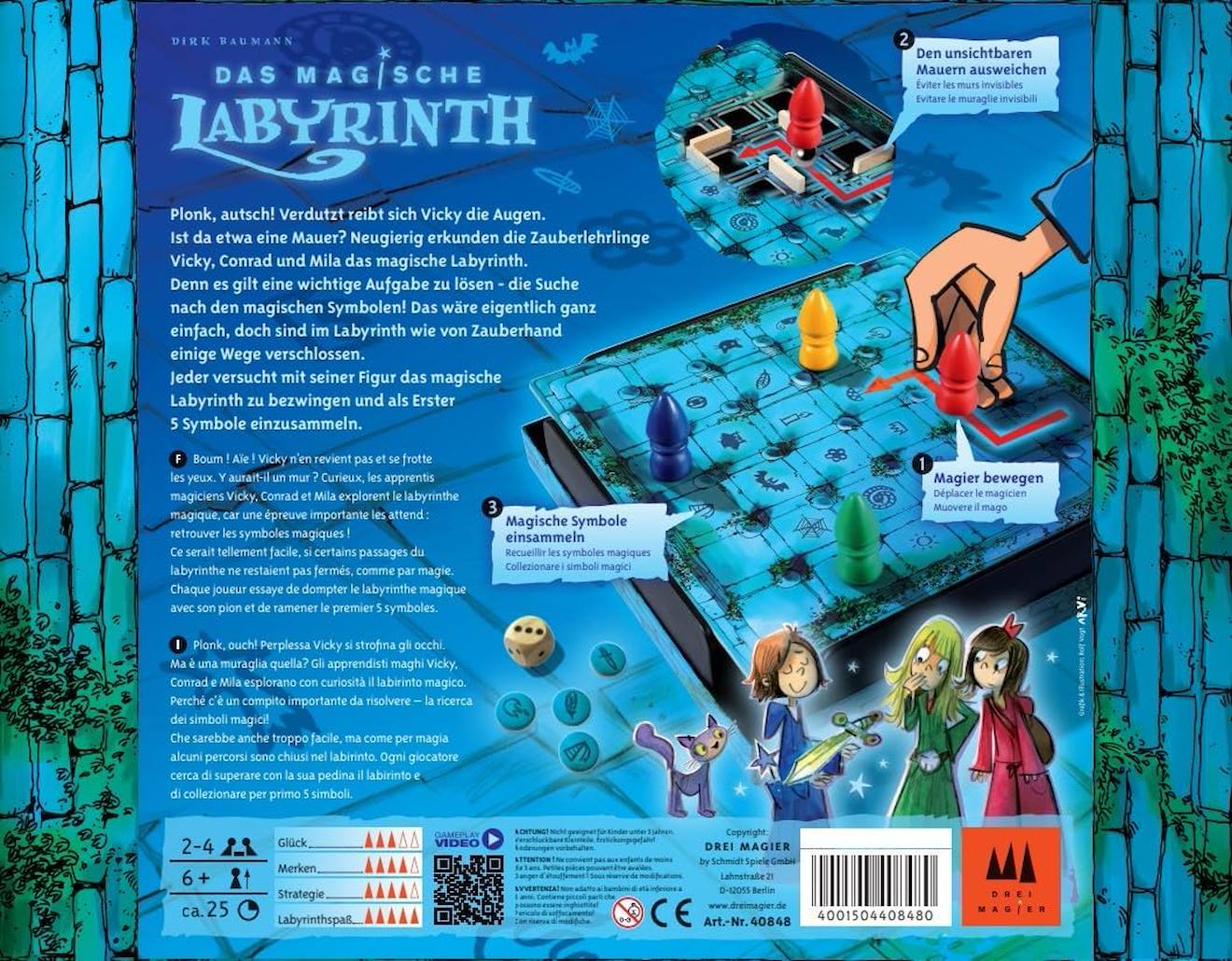 Le labyrinthe magique bleu
