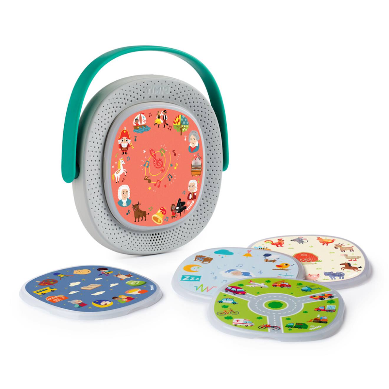 Le lecteur audio éducatif et interactif pour enfants de 2 à 6 ans multicolor