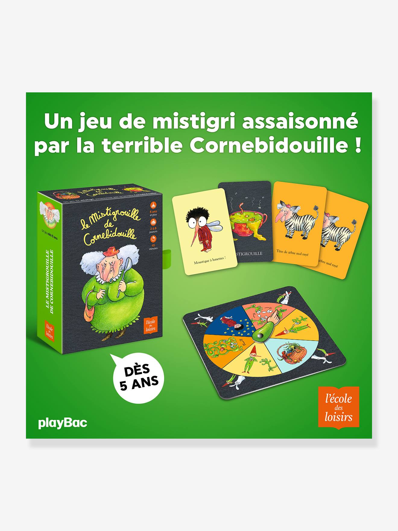 Le mistigrouille de Cornebidouille multicolore