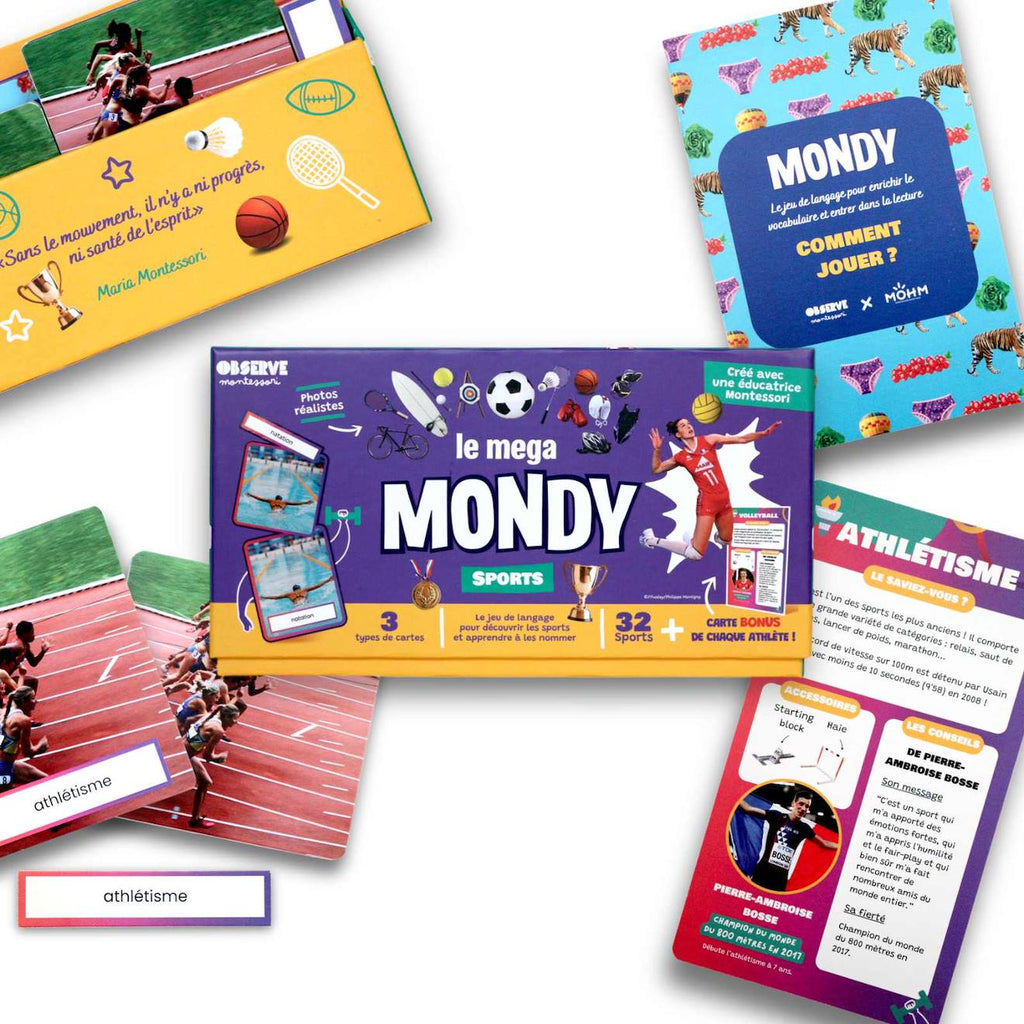 Le mondy des sports violet