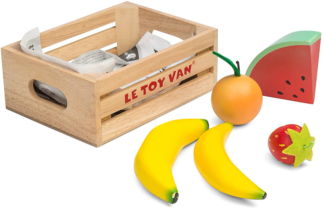 Le panier de fruits beige
