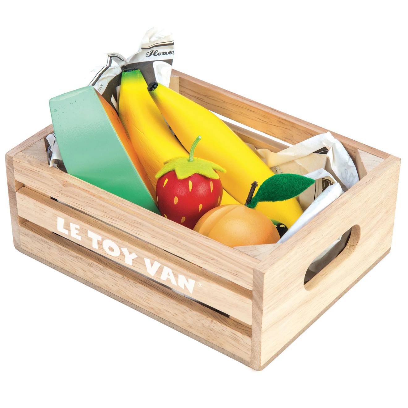 Le panier de fruits beige