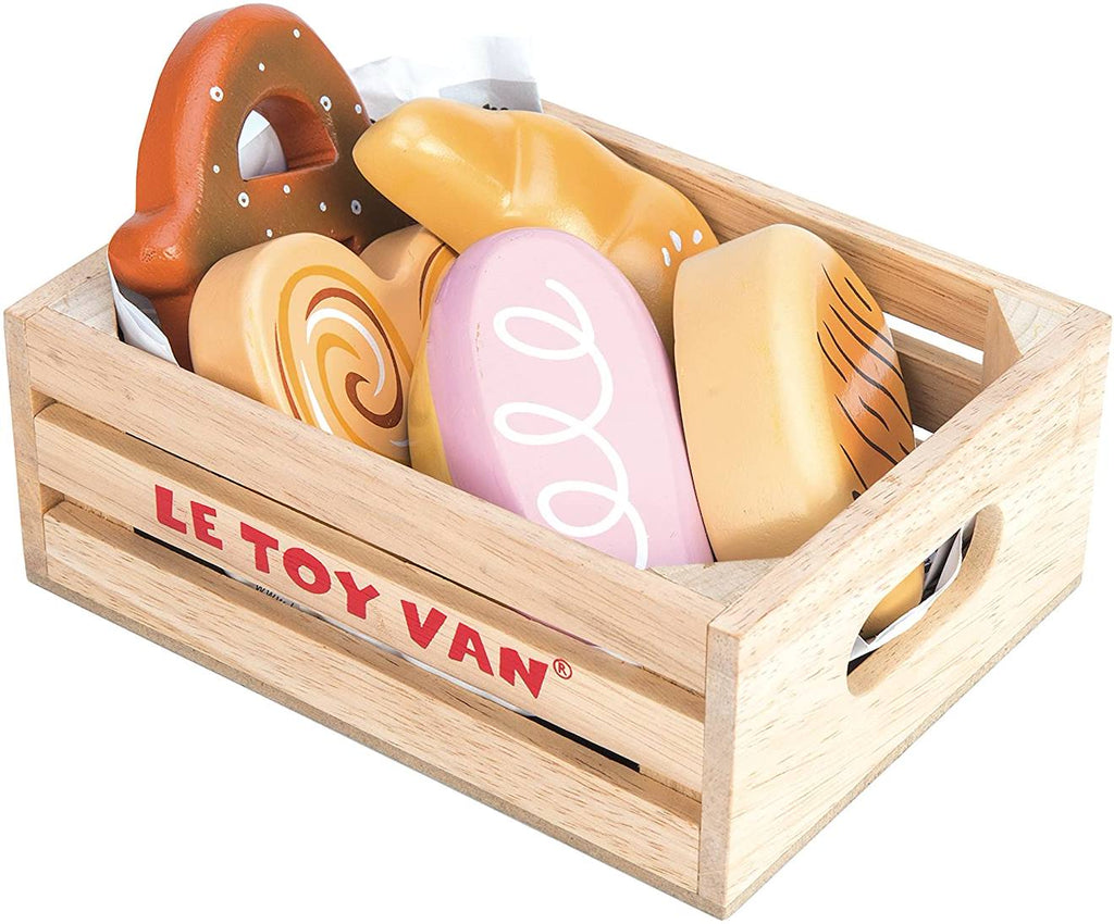 Le panier de pâtisseries beige