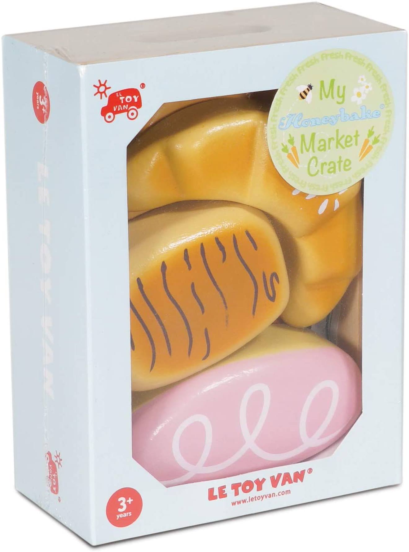 Le panier de pâtisseries beige