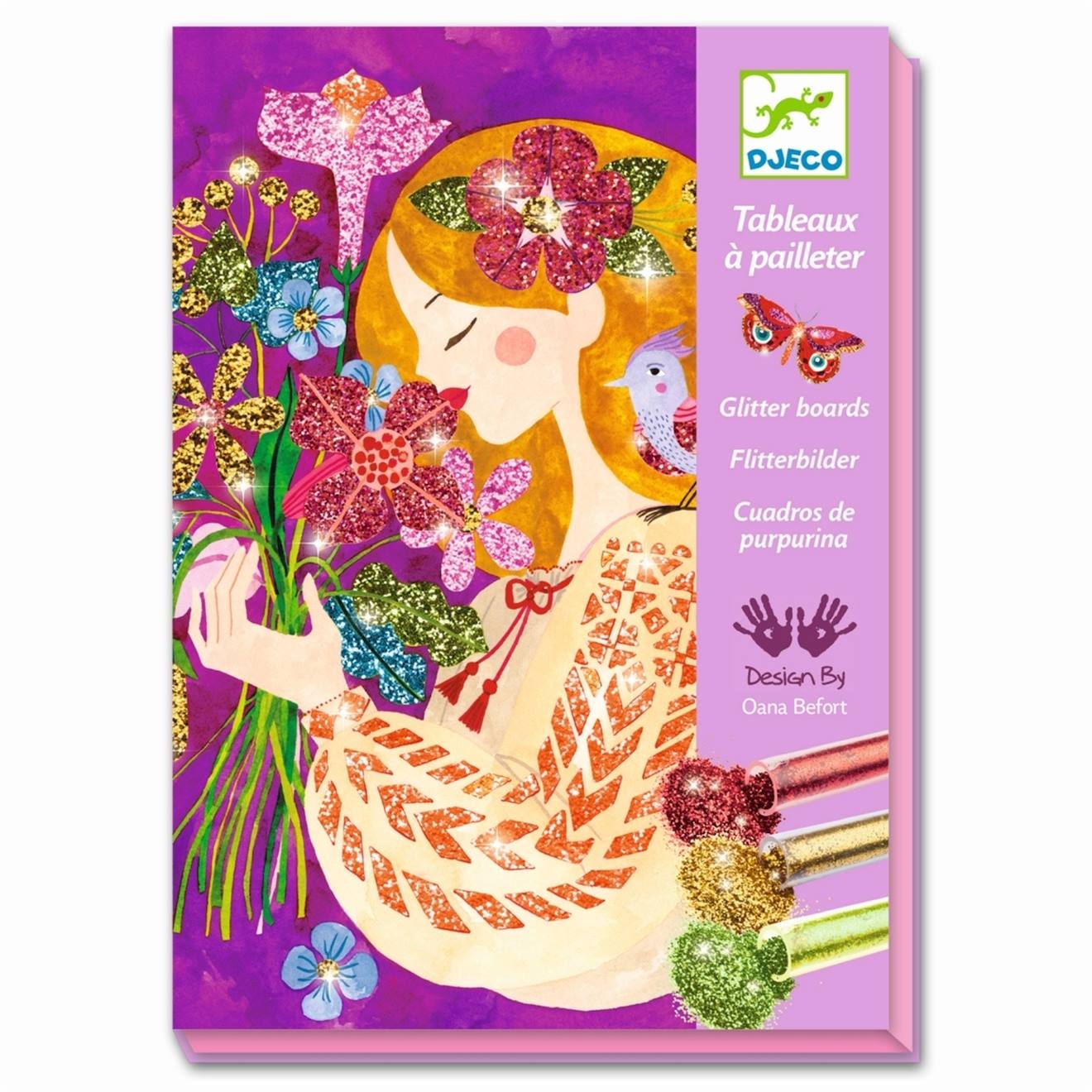 Le parfum des fleurs tableaux à pailleter multicolore