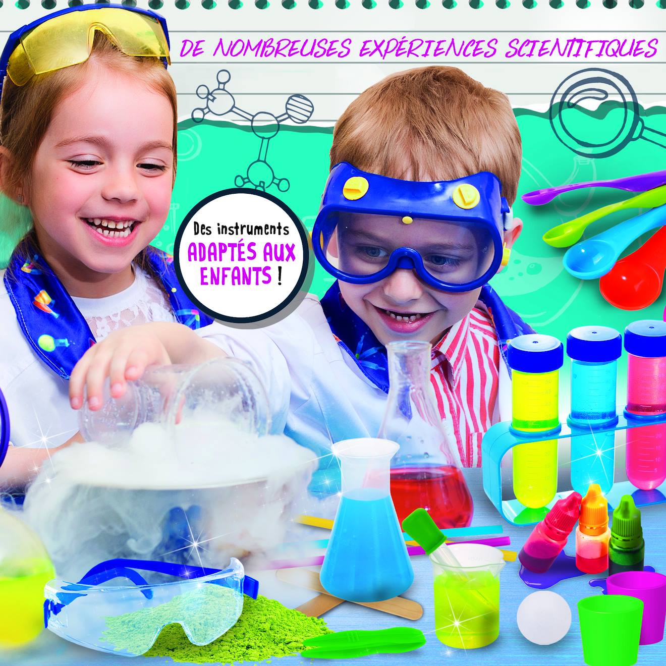 Le petit scientifique (la science pour les tout petits) multicolore