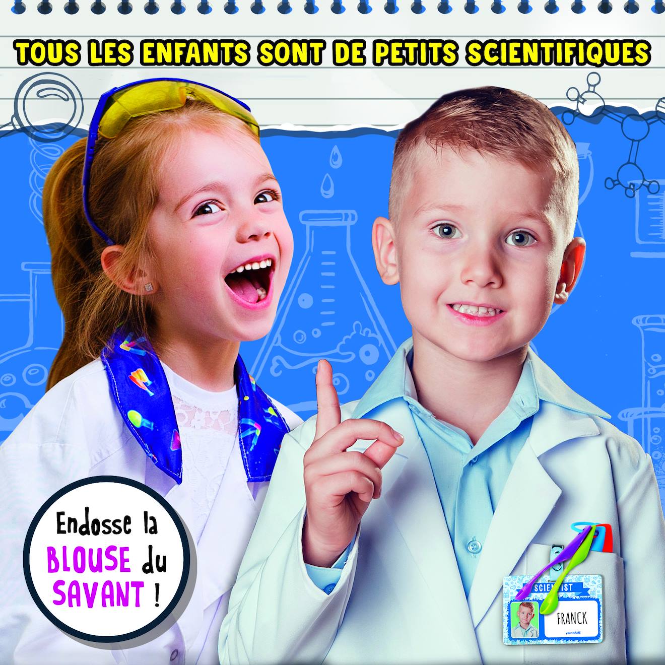 Le petit scientifique (la science pour les tout petits) multicolore