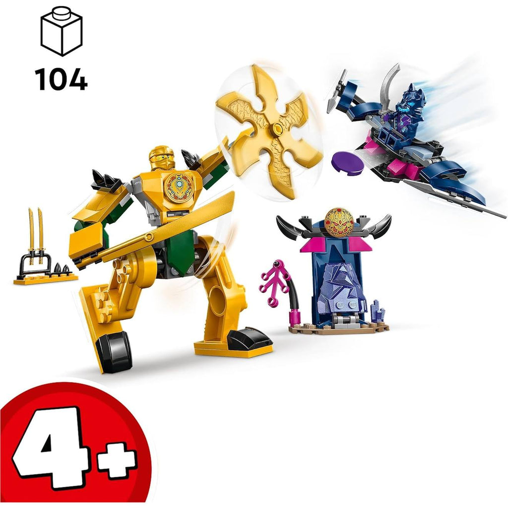 Le robot de combat d'arin 71804 Ninjago multicolore