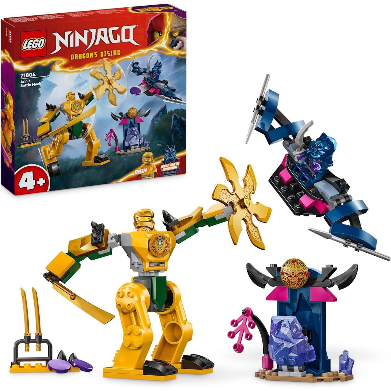 Le robot de combat d'arin 71804 Ninjago multicolore