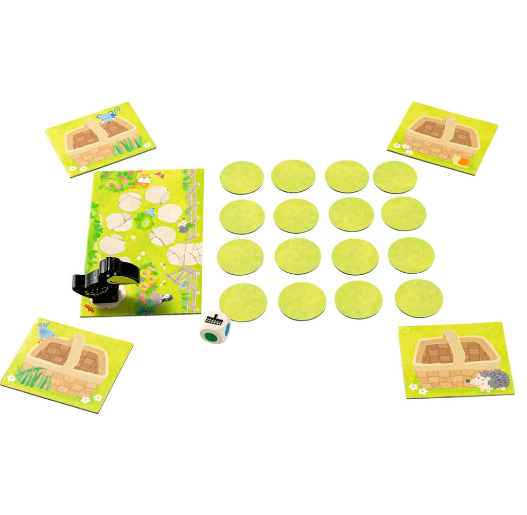 Le verger - jeu de mémoire jaune