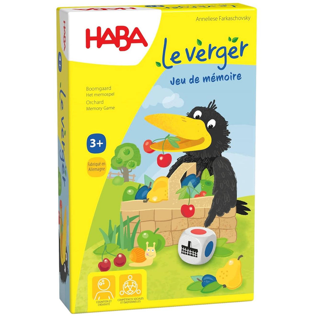 Le verger - jeu de mémoire jaune