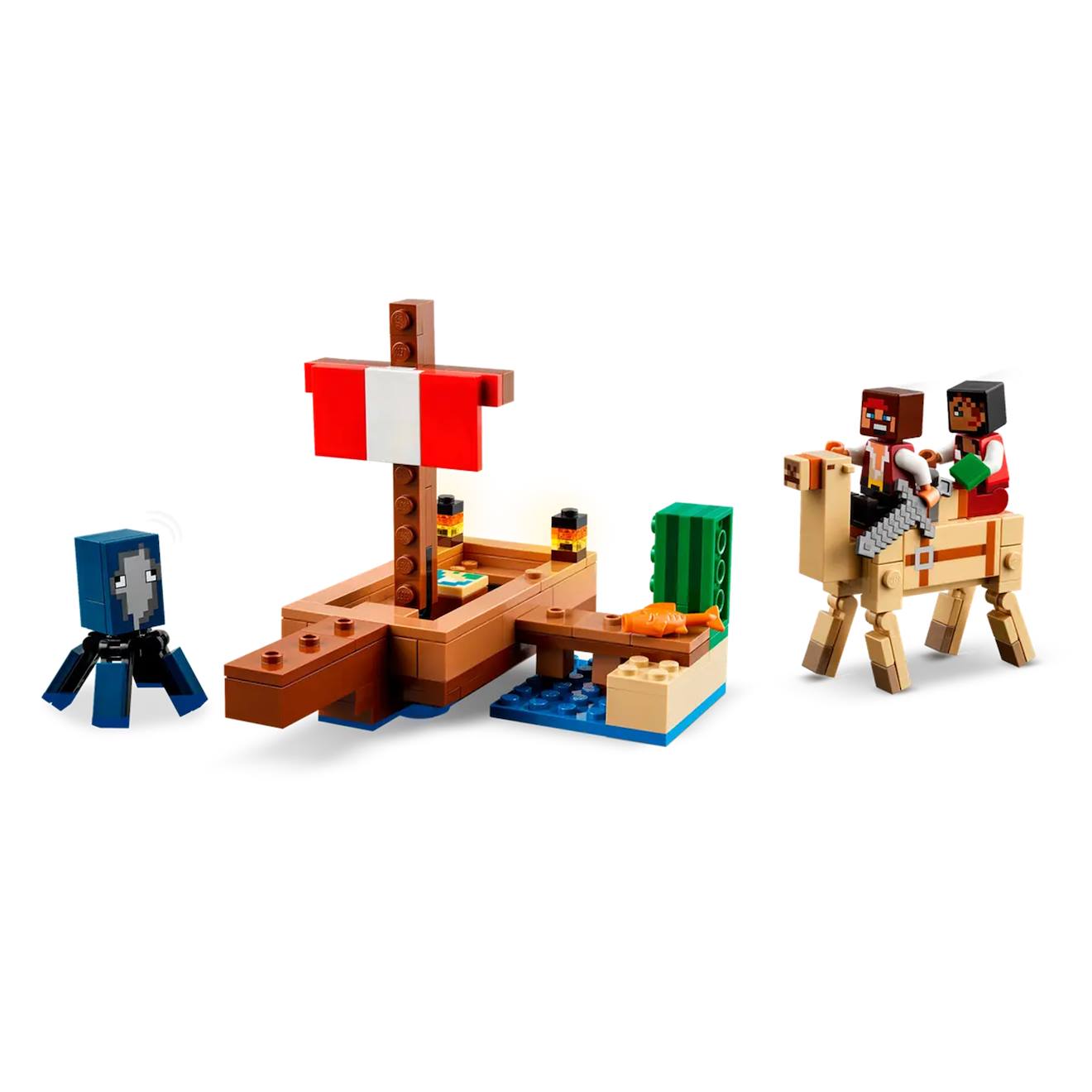 Le voyage du bateau pirate 21259 LEGO Minecraft multicolore