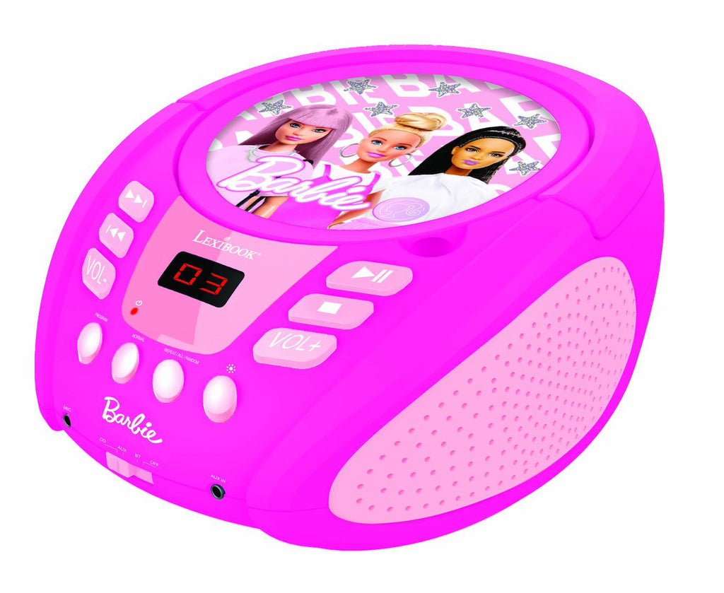 Lecteur CD Bluetooth Barbie multicolore