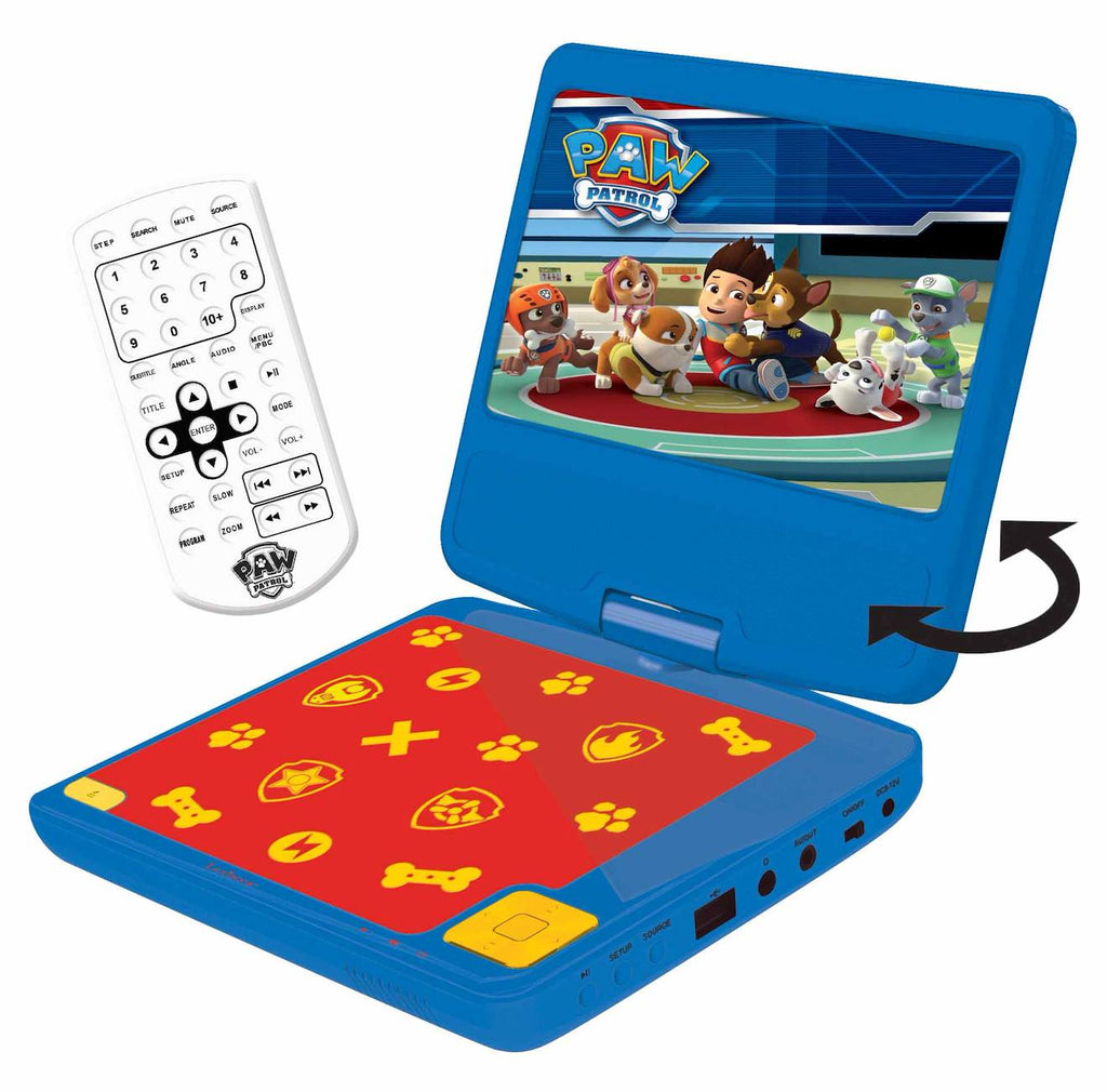 Lecteur DVD portable 7 Pat' Patrouille multicolore