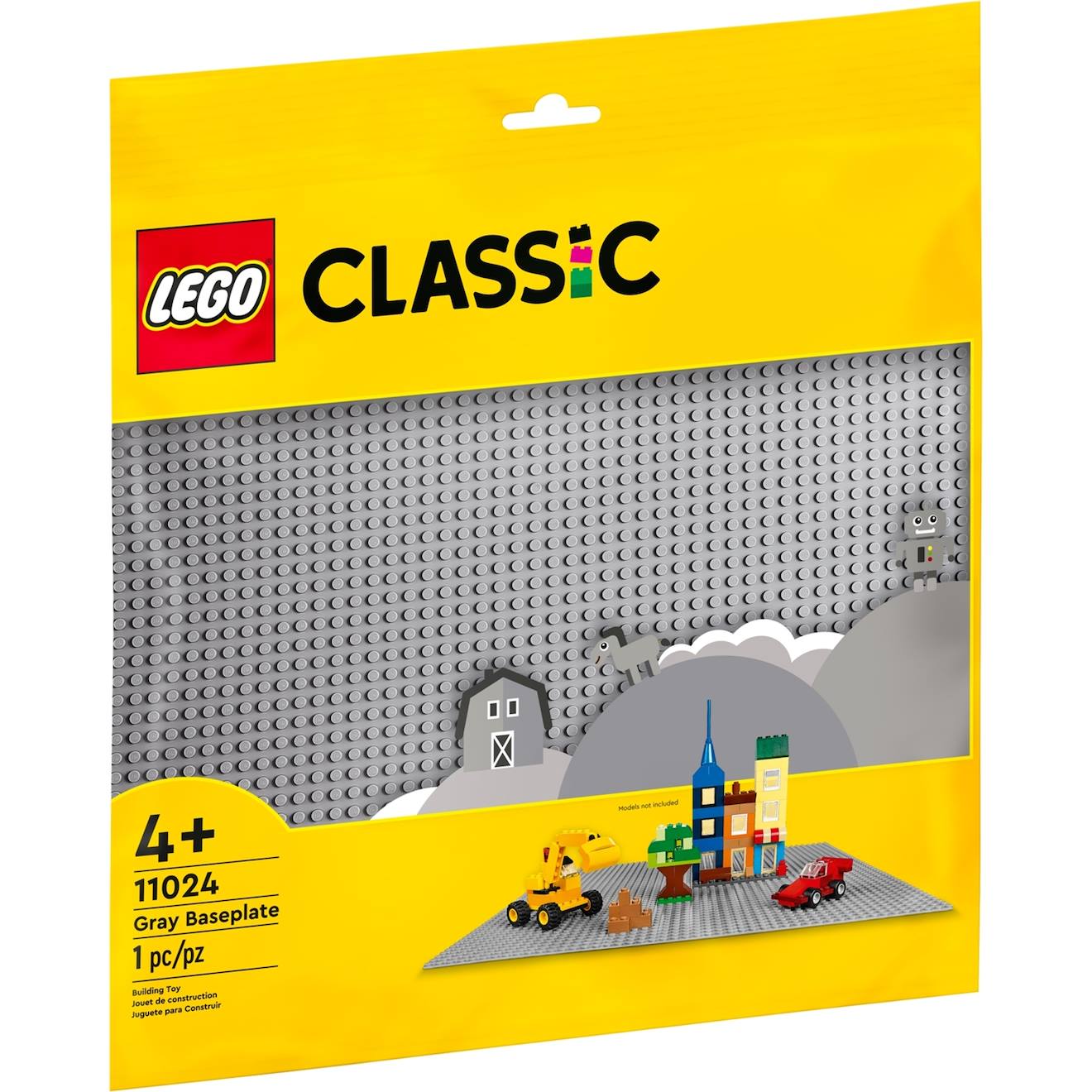 LEGO 11024 - la plaque de construction grise multicolore