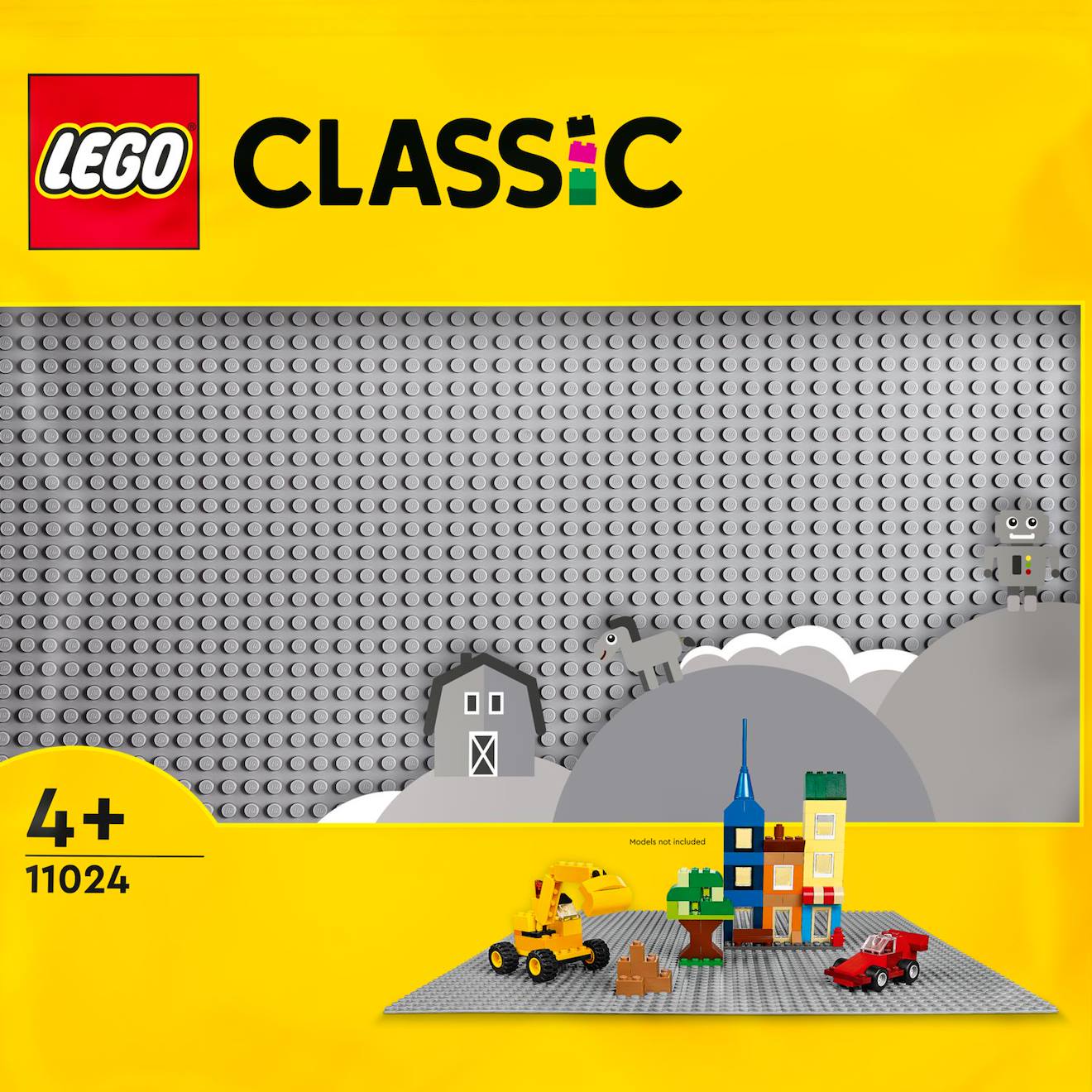 LEGO 11024 - la plaque de construction grise multicolore