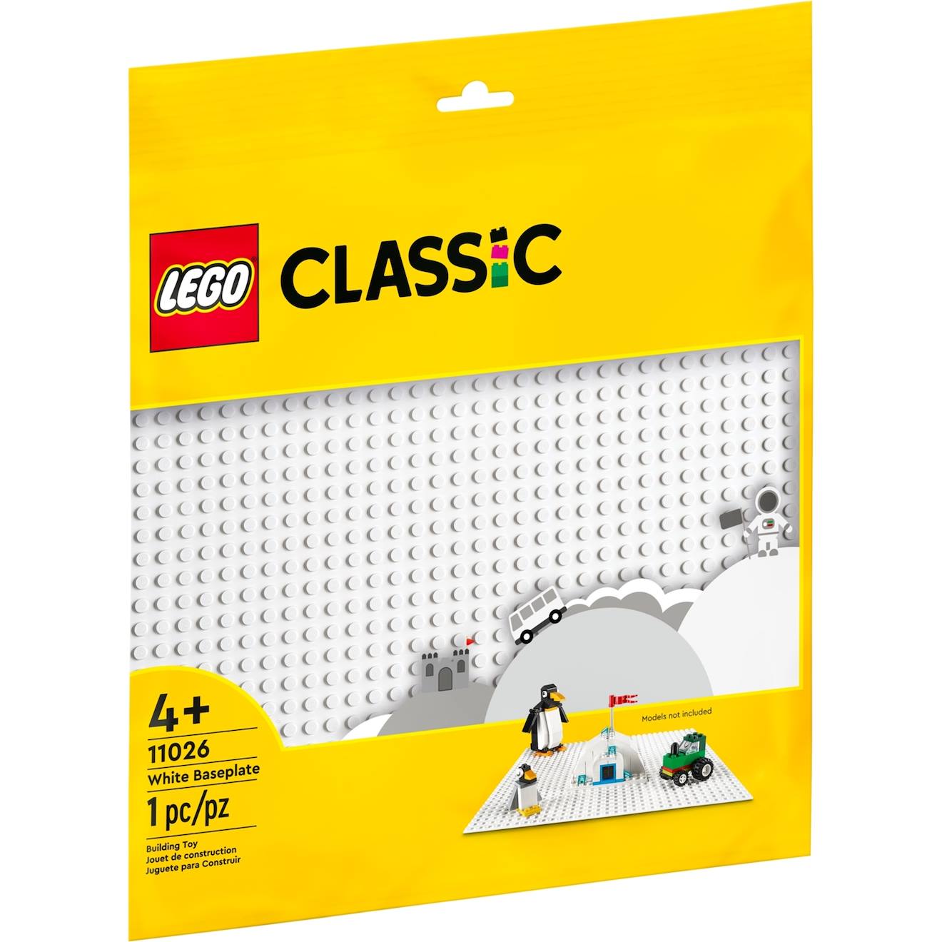 LEGO 11026 - la plaque de construction blanche multicolore