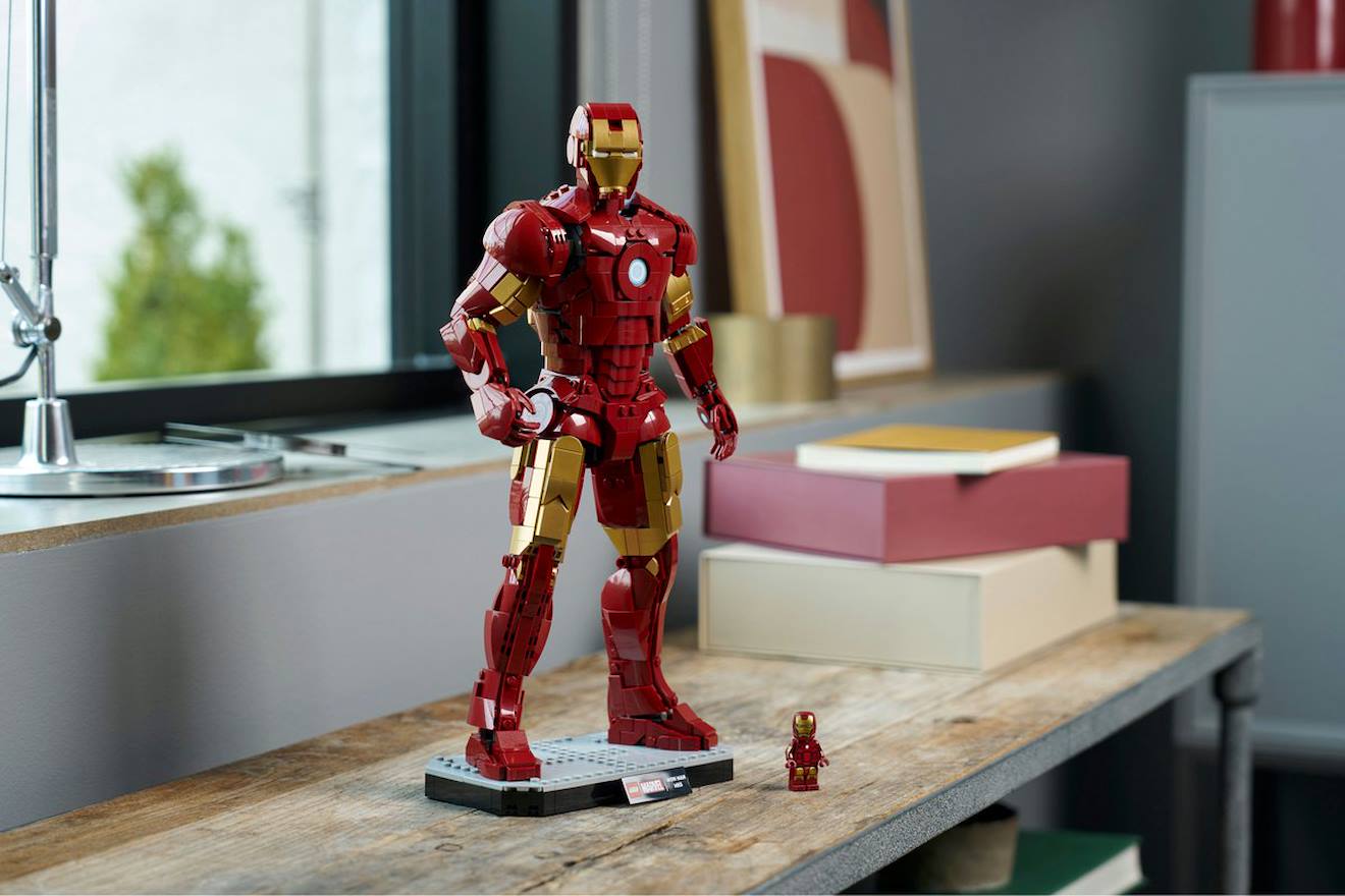 LEGO 76344 - figurine édition collector Iron Man multicolore