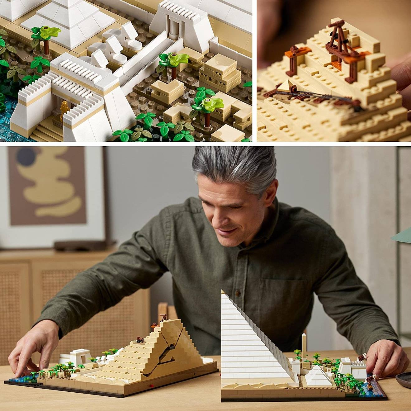 LEGO architecture - la grande pyramide de gizeh - 21058 multicolore