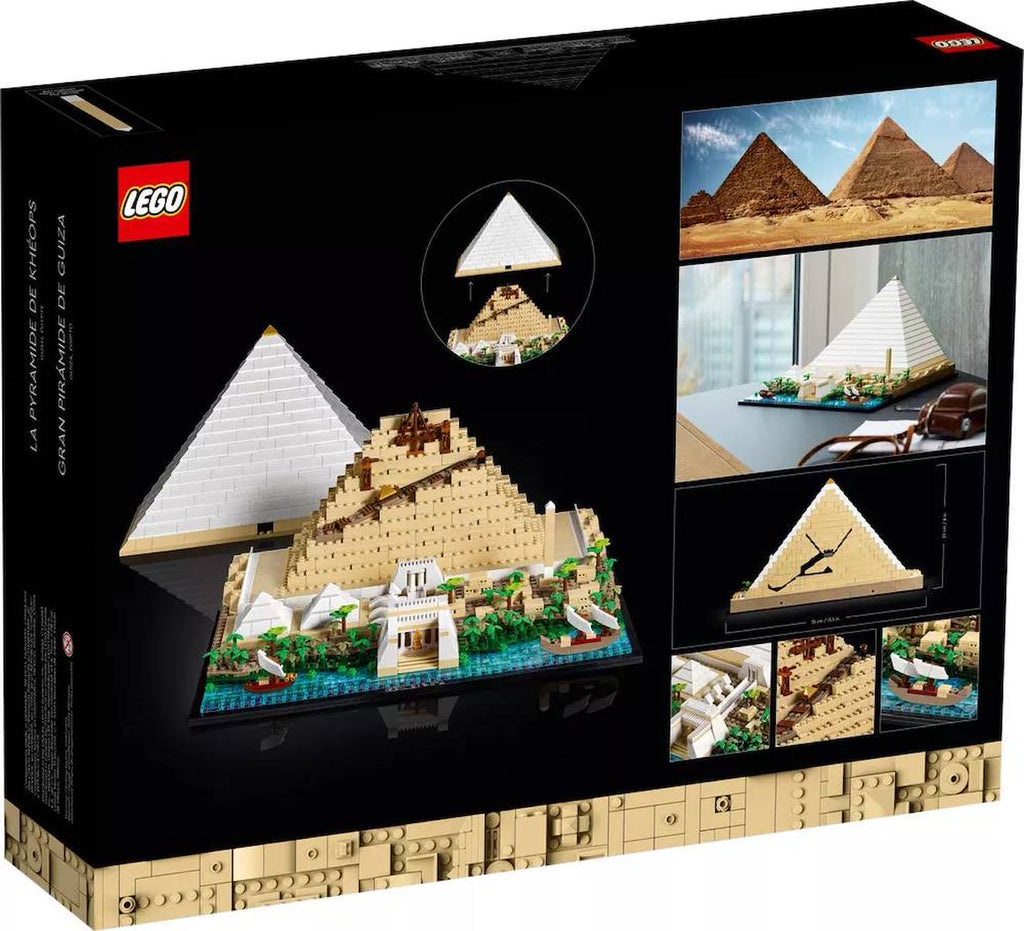 LEGO architecture - la grande pyramide de gizeh - 21058 multicolore