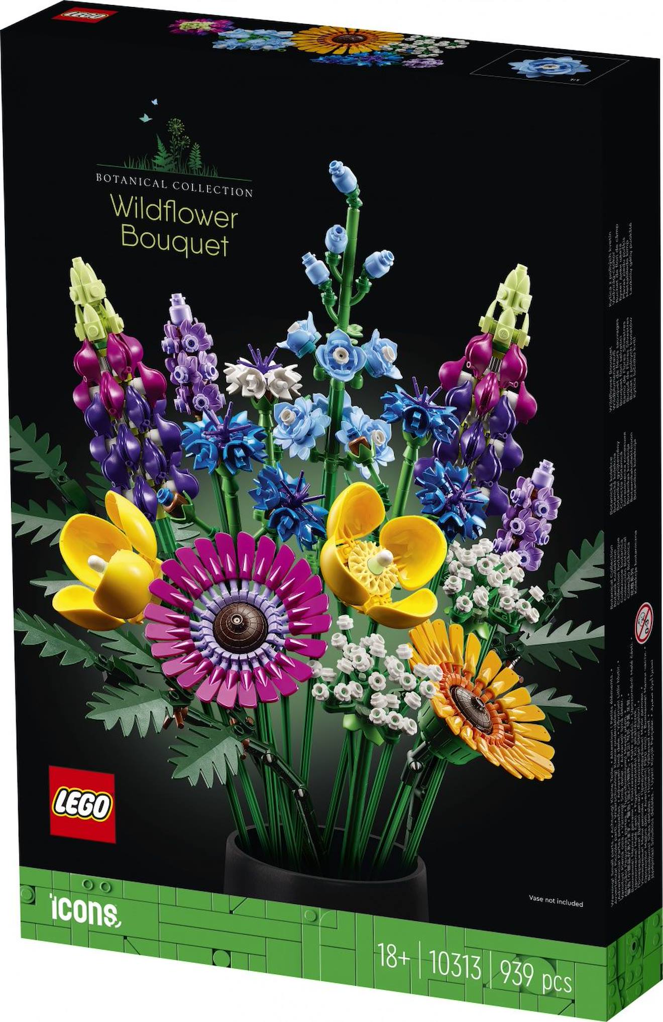 LEGO botanicals - LEGO icons - bouquet de fleurs sauvages - 10313 multicolore