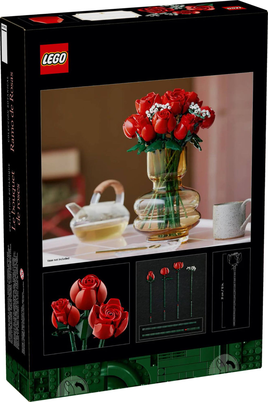LEGO botanicals - LEGO icons - le bouquet de roses - 10328 multicolore