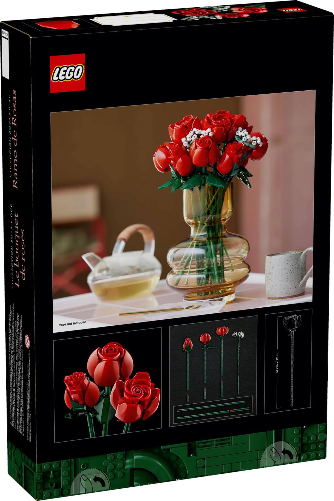 LEGO botanicals - LEGO icons - le bouquet de roses - 10328 multicolore