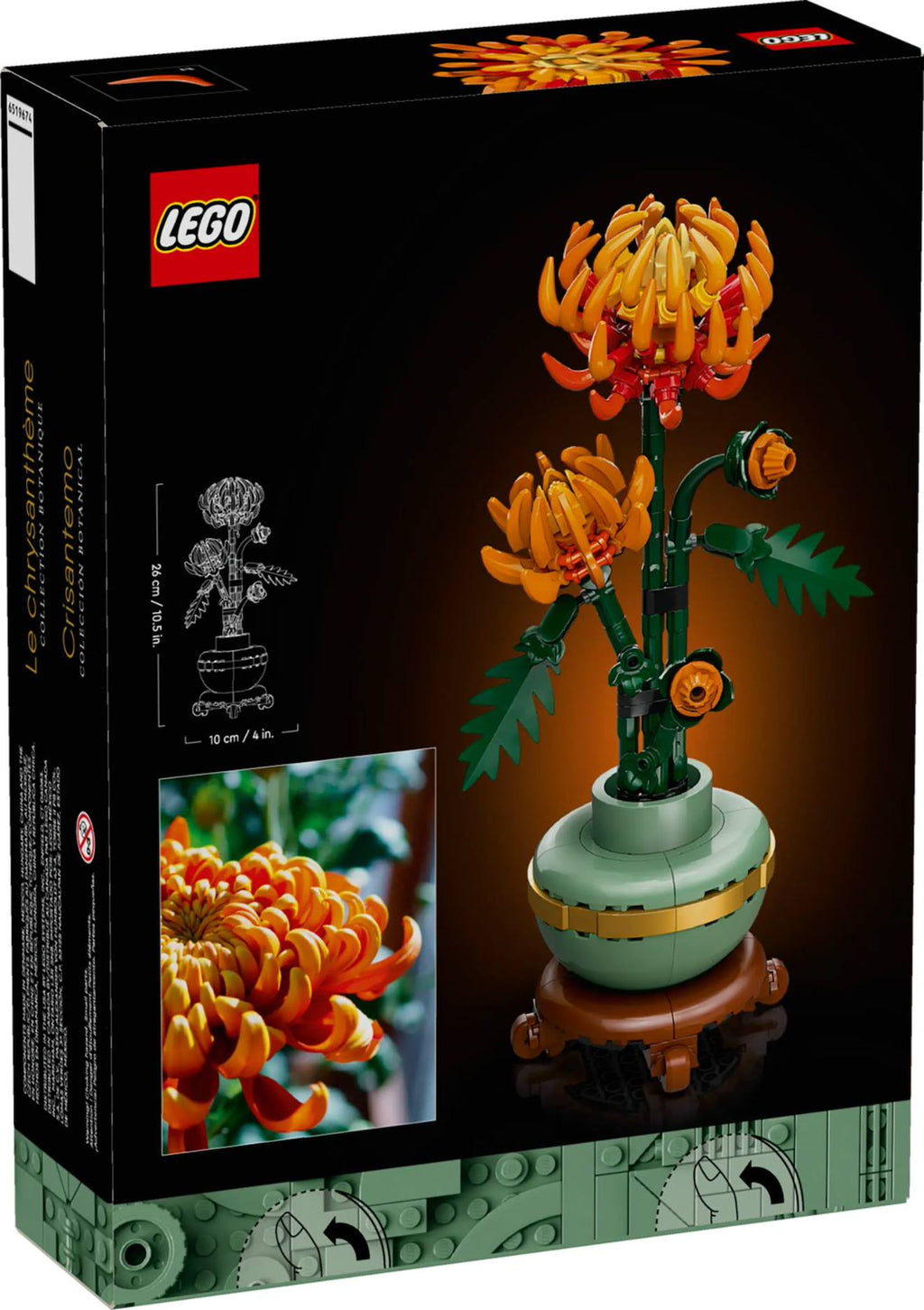 LEGO botanicals - LEGO icons - le chrysanthème - 10368 multicolore