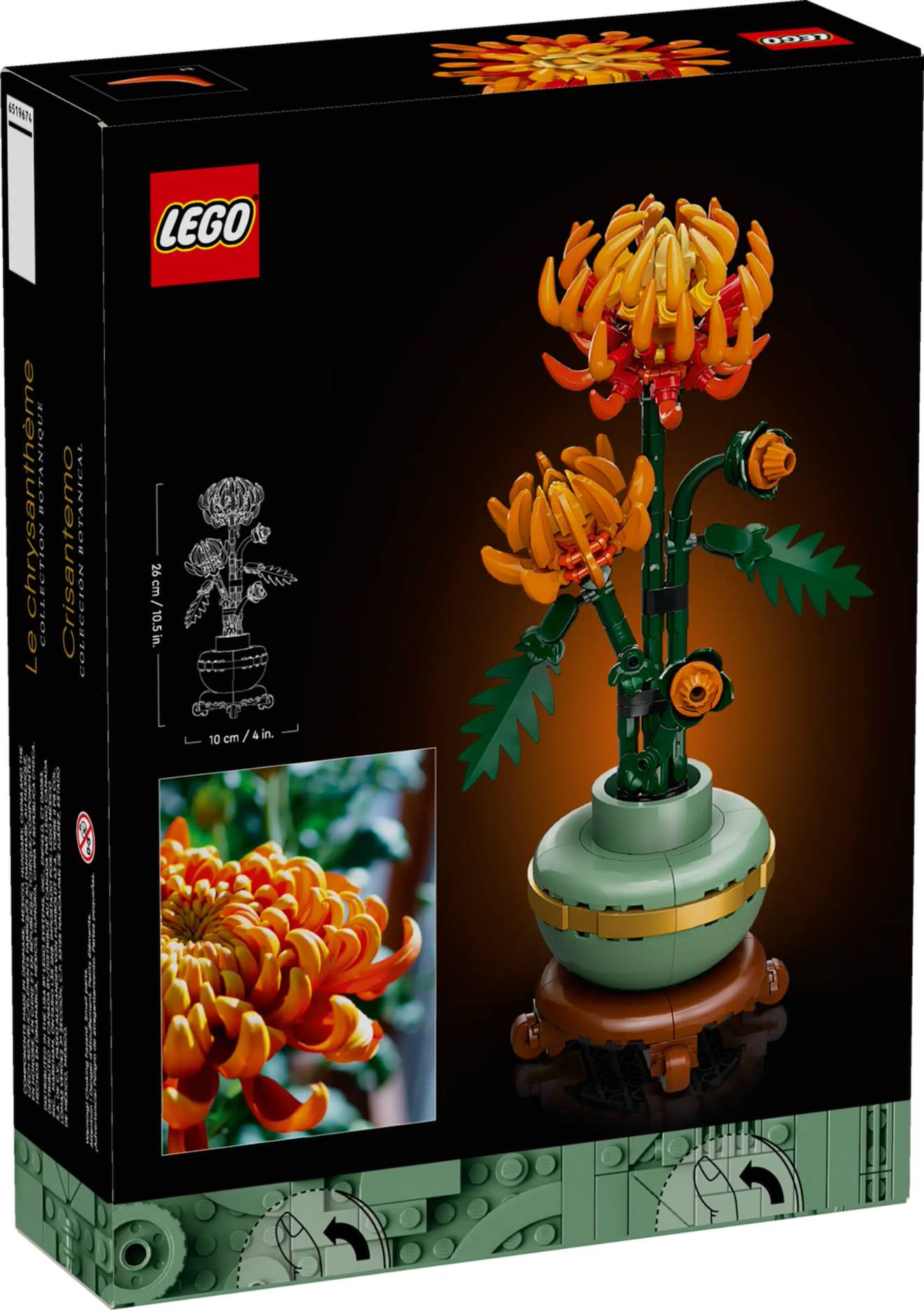 LEGO botanicals - LEGO icons - le chrysanthème - 10368 multicolore