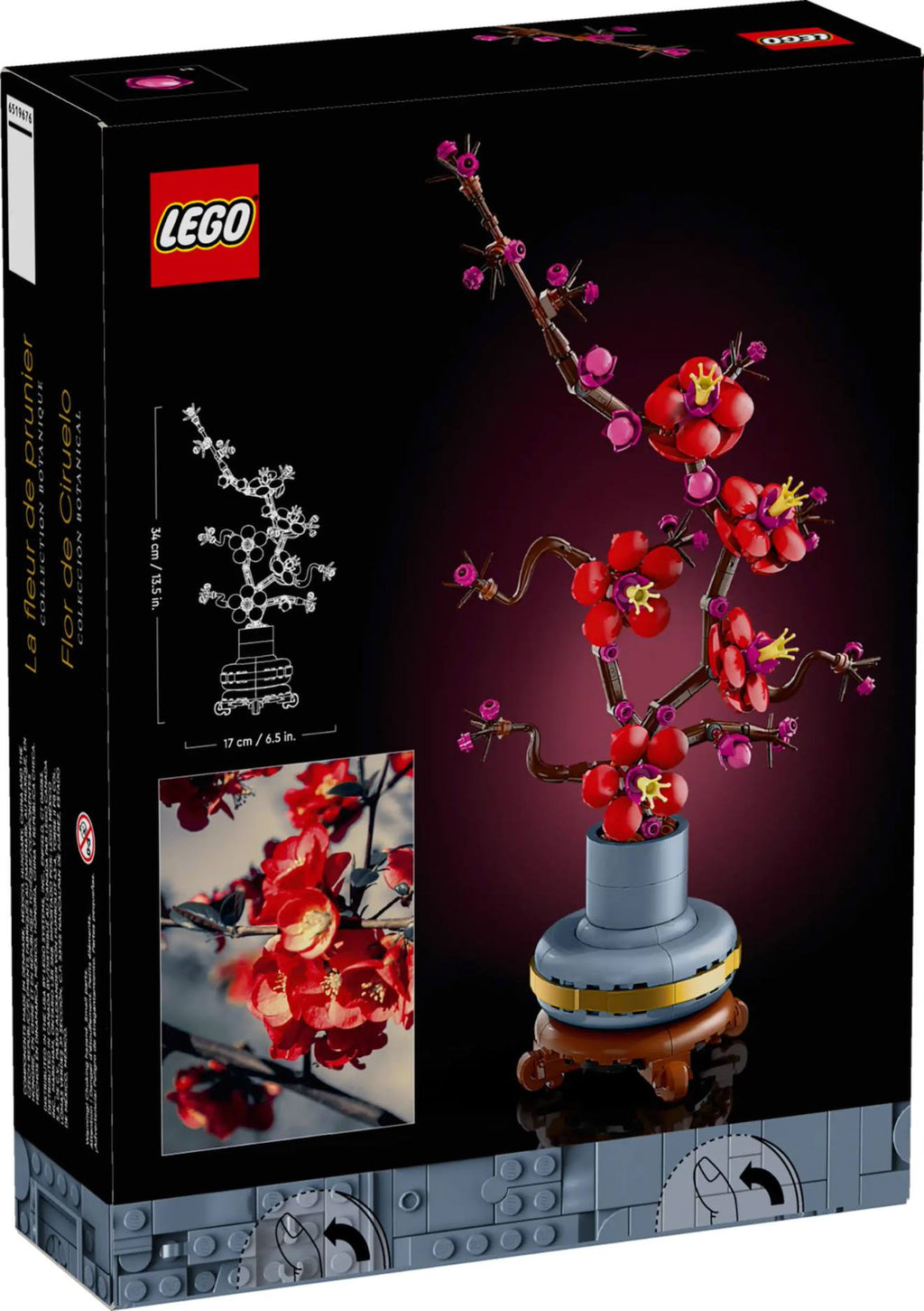 LEGO botanicals - LEGO icons - les fleurs de prunier - 10369 multicolore