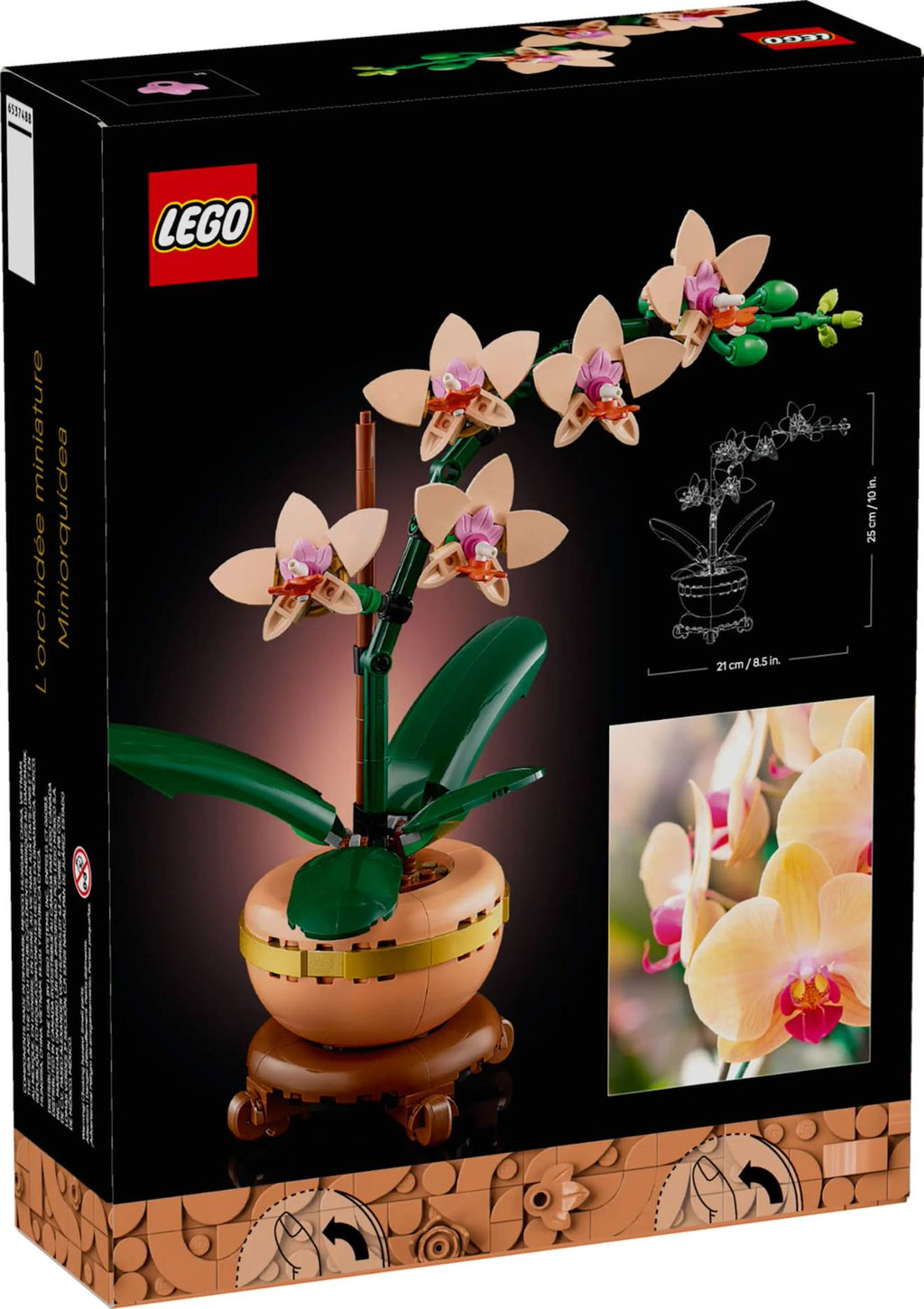 LEGO botanicals - LEGO icons - l'orchidée miniature - 10343 multicolore