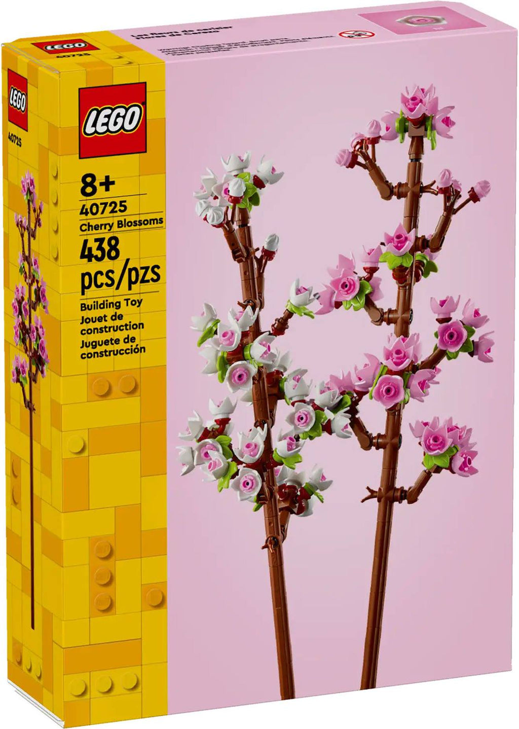 LEGO botanicals - les fleurs de cerisier - 40725 multicolore