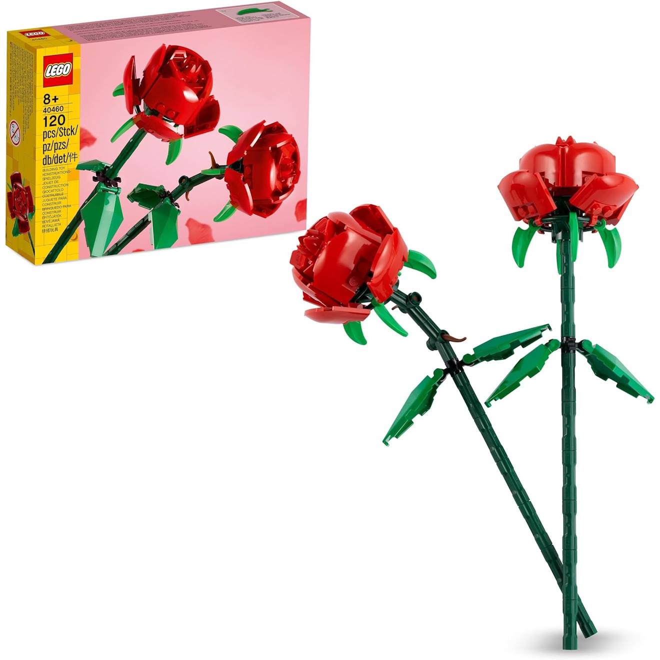 LEGO botanicals - les roses - 40460 multicolore