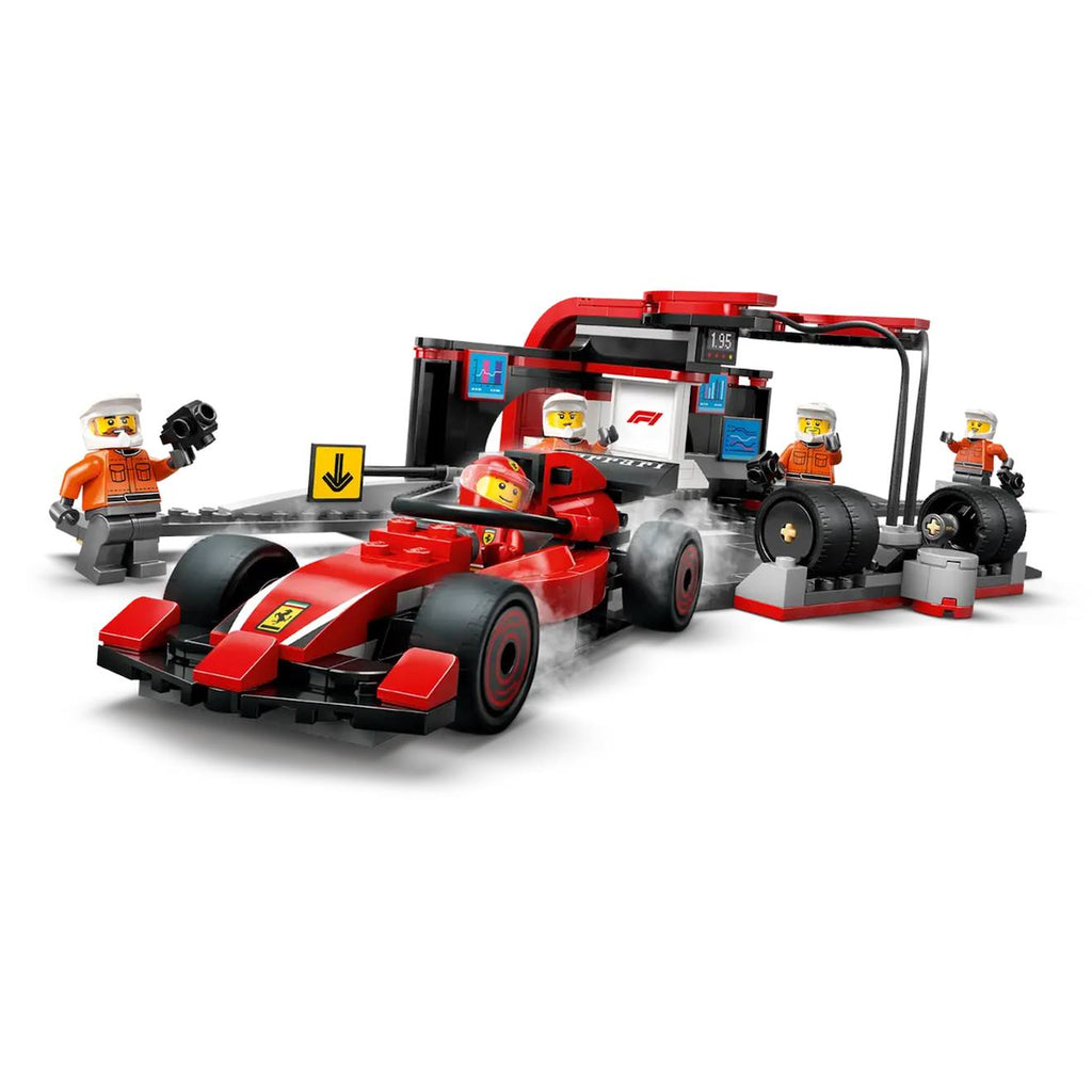 LEGO city arrêt au stand de f1 avec voiture ferrari 60443 multicolore